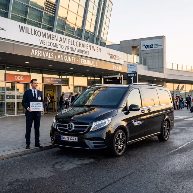 Vienna Airport Taxi Fixed Price | Reliable 24/7 Cab Service